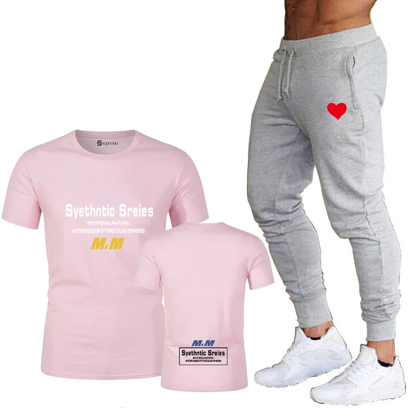 2021 new T-shirt + sports pants 2 sets, men's fashion suits, men's casual sports running clothes
2021 new T-shirt + sports pants 2 sets, men's fashion suits, men's casual sports running clothes