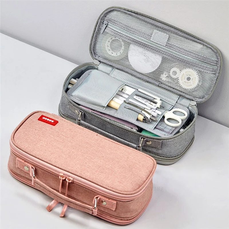 Large Capacity Canvas Pencil Case Retro Style Literary Pencil Bag Storage Double Layer Pencil Cases School Supplies for Students
Large Capacity Canvas Pencil Case Retro Style Literary Pencil Bag Storage Double Layer Pencil Cases School Supplies for Students