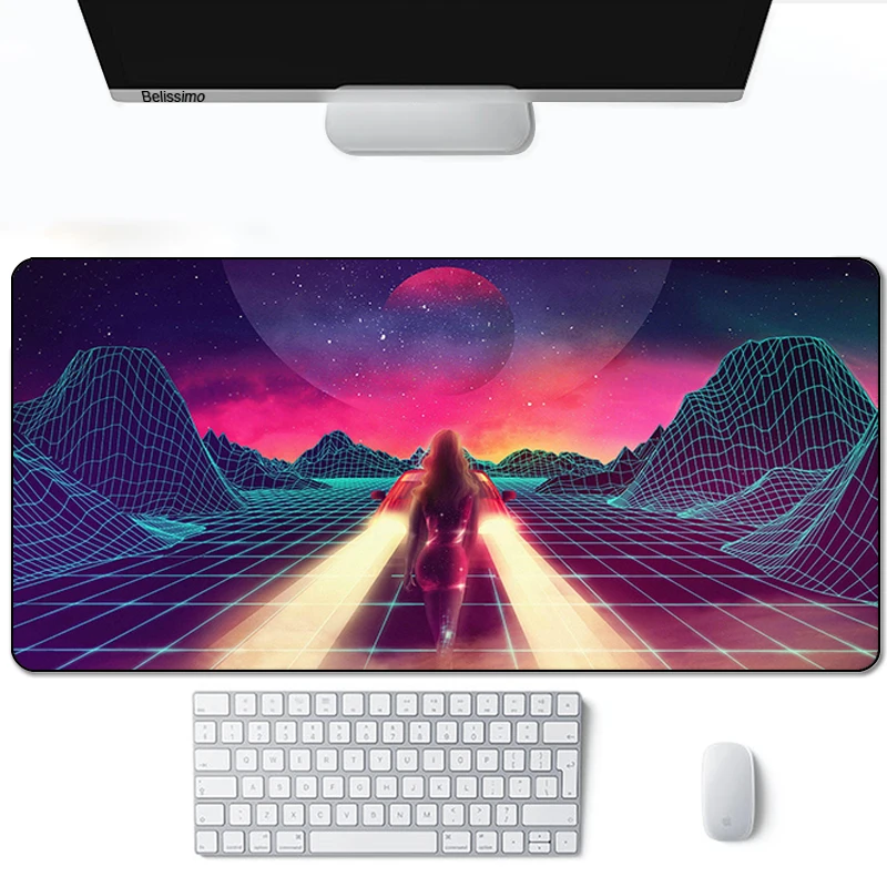 Gaming mats for mice Computer Retrowave Gamer Mousepad Large Game Rubber No-slip Mouse Mat Anime Big Mause Pad for PC Laptop
Gaming mats for mice Computer Retrowave Gamer Mousepad Large Game Rubber No-slip Mouse Mat Anime Big Mause Pad for PC Laptop