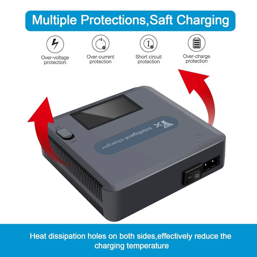 Smart Battery Charger 60%/100% Two Mode Charging for Dji Mavic Mini 2 Drone Accessories 6 In 1 Digital Display
Smart Battery Charger 60%/100% Two Mode Charging for Dji Mavic Mini 2 Drone Accessories 6 In 1 Digital Display