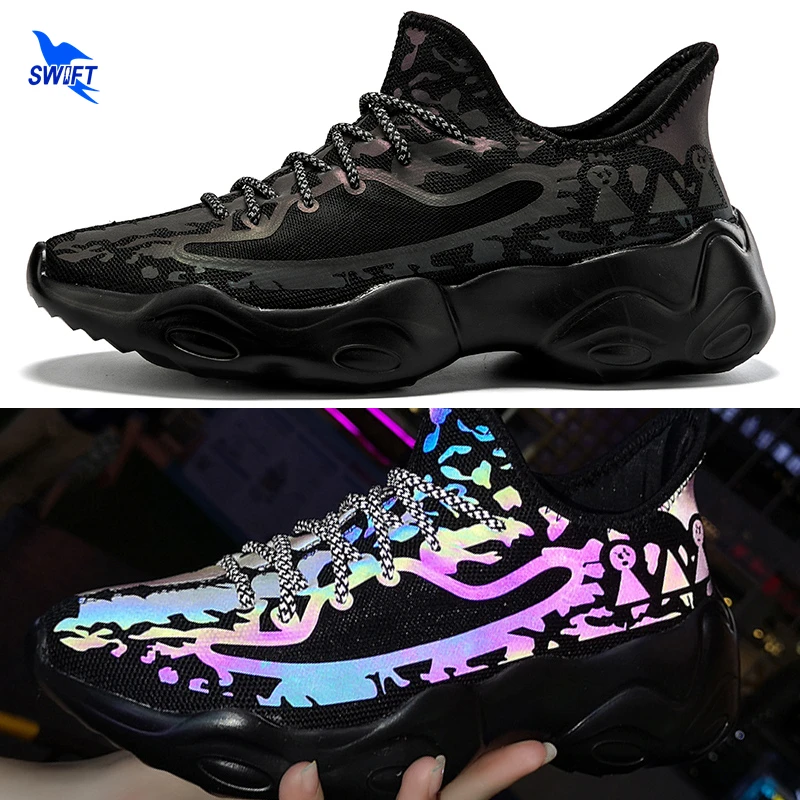 2020 NEW Couples Fluorescent Running Shoes Men Women Breathable Trend Sports Sneakers Night Reflective Jogging Shoes Size 35-45
2020 NEW Couples Fluorescent Running Shoes Men Women Breathable Trend Sports Sneakers Night Reflective Jogging Shoes Size 35-45