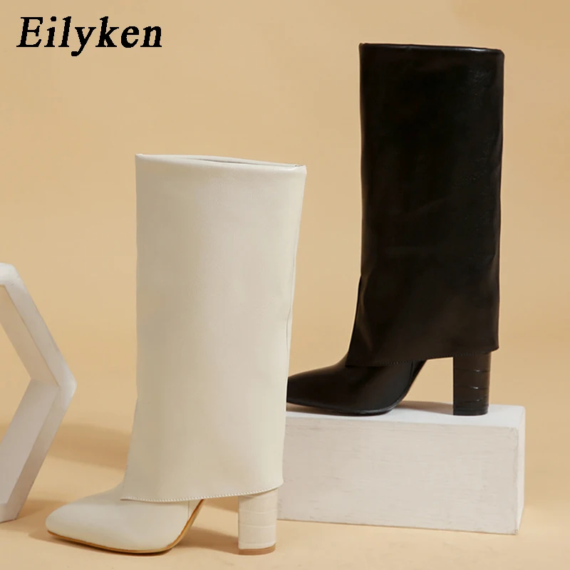 Eilyken Size 35-42 Women Knee-High Boots Pointed Toe Winter Shoes Fashion Concise Solid Color Style Long Boots Ladies Footwear
Eilyken Size 35-42 Women Knee-High Boots Pointed Toe Winter Shoes Fashion Concise Solid Color Style Long Boots Ladies Footwear