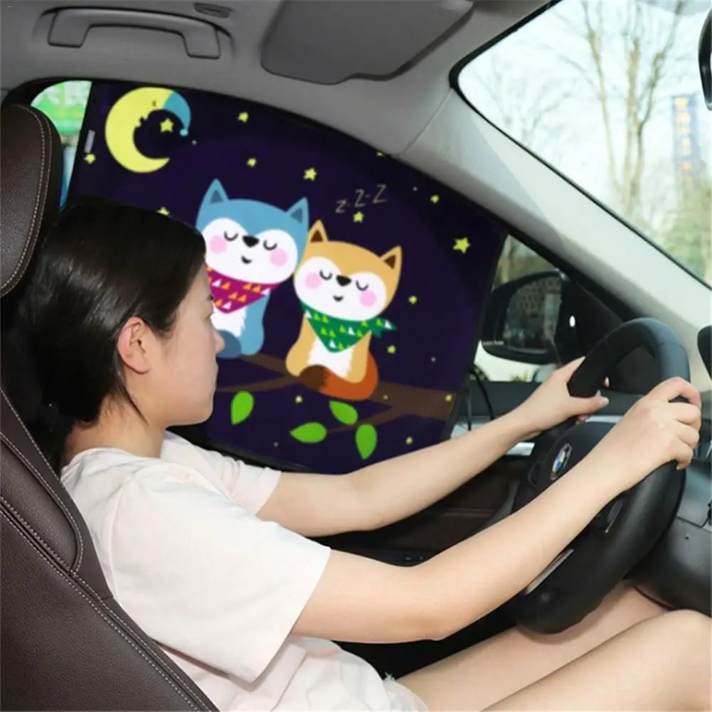 Magnetic Car Side Window Sunshade Cartoon Animal Pattern Adjustable Auto Window Sun Visor Cover Protecrion Universal Accessories
Magnetic Car Side Window Sunshade Cartoon Animal Pattern Adjustable Auto Window Sun Visor Cover Protecrion Universal Accessories