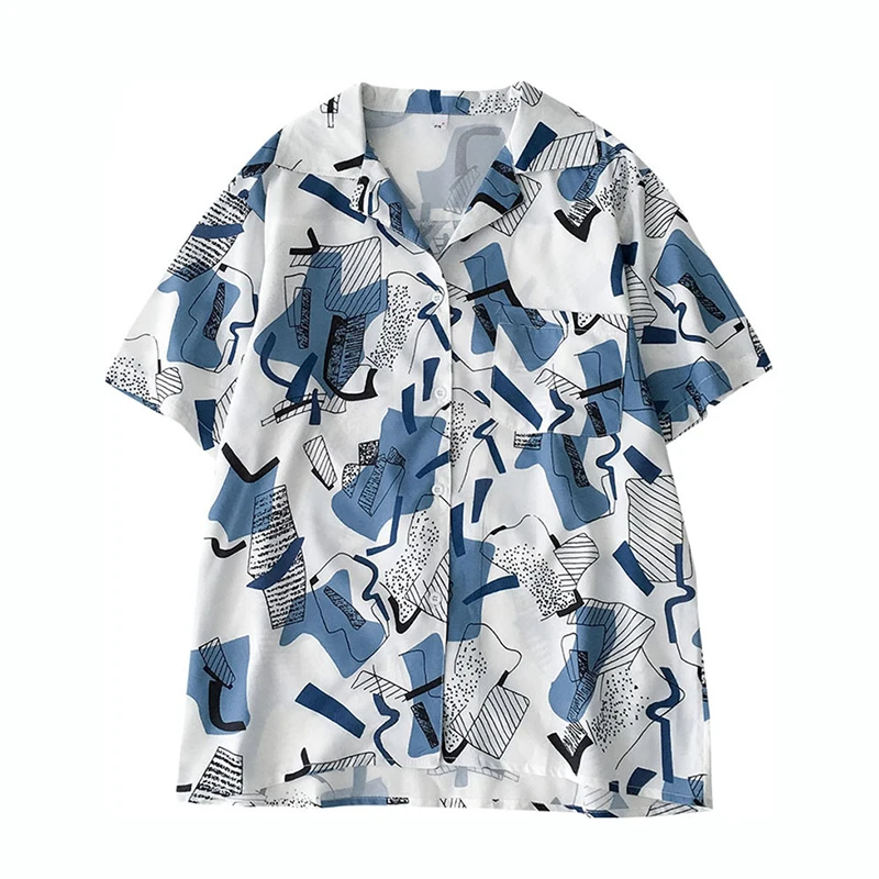 JCGO 2020 Women Fashion Short Sleeve Blouse Summer Vintage Print Causal Chic Shirts lady Women Tops Office Loose Chiffon Blouses
JCGO 2020 Women Fashion Short Sleeve Blouse Summer Vintage Print Causal Chic Shirts lady Women Tops Office Loose Chiffon Blouses