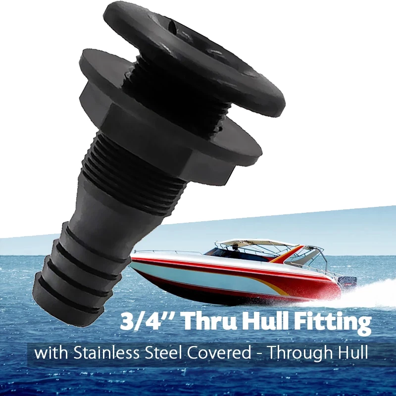 3/4 Inch Hose Plastic Thru-Hull Bilge Fitting Bilge Pump Drain Vent Hose Fitting for Boats Marine Yacht RV Camper Truck
3/4 Inch Hose Plastic Thru-Hull Bilge Fitting Bilge Pump Drain Vent Hose Fitting for Boats Marine Yacht RV Camper Truck