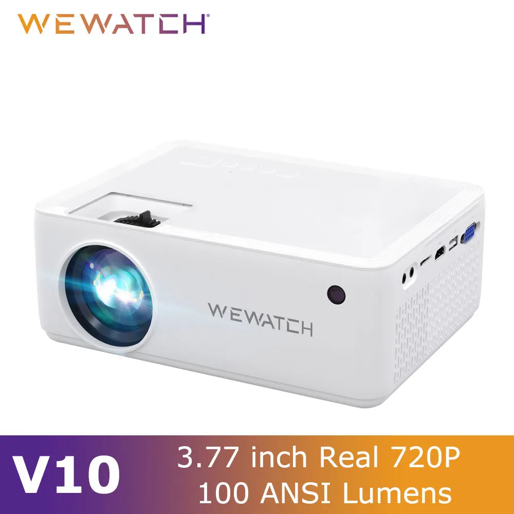 WEWATCH V10 Mini Children LED Portable Projector Native 1024*720 HD 1080P Supported Home Player Proyector HDMI USB Mini Outdoor
WEWATCH V10 Mini Children LED Portable Projector Native 1024*720 HD 1080P Supported Home Player Proyector HDMI USB Mini Outdoor