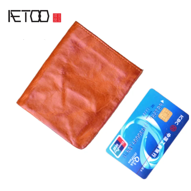 AETOO Small thin wallet male short section of youth simple vintage wrinkle leather wallet ladies wallet leather soft wallets
AETOO Small thin wallet male short section of youth simple vintage wrinkle leather wallet ladies wallet leather soft wallets