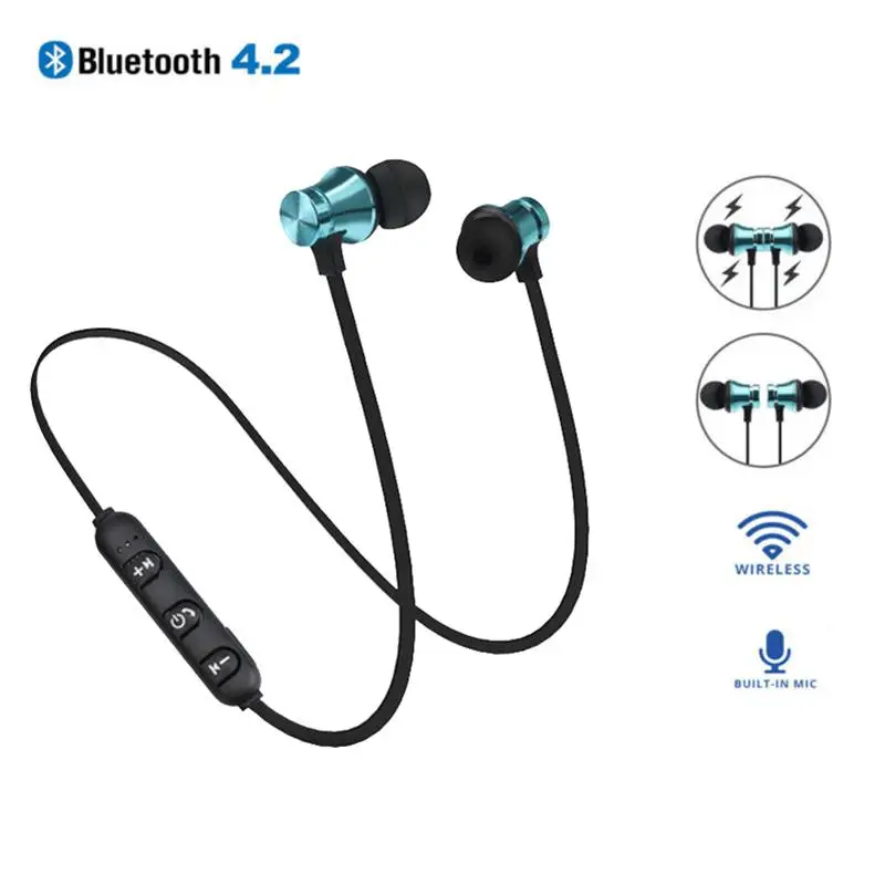 Magnetic Wireless Bluetooth 4.2 Earphone XT11 Sport Running Wireless Bluetooth Headset For IPhone 6 8 X 7 Huawei Handsfree
Magnetic Wireless Bluetooth 4.2 Earphone XT11 Sport Running Wireless Bluetooth Headset For IPhone 6 8 X 7 Huawei Handsfree
