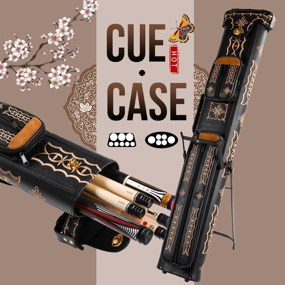 Billiard Pool Cue Case Pool Stick Portable Carrying Case 6 Holes( 2 Butt & 4 Shafts) 8 Holes (3 Butt & 5 Shafts) Embroidery Bag
Billiard Pool Cue Case Pool Stick Portable Carrying Case 6 Holes( 2 Butt & 4 Shafts) 8 Holes (3 Butt & 5 Shafts) Embroidery Bag