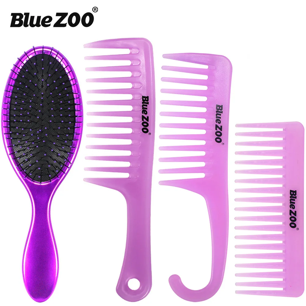 4 Sets of Blue Zoom Candy 3-color Large Wide Tooth Comb Curly Comb Household Heat-resistant Anti-static Hair Comb
4 Sets of Blue Zoom Candy 3-color Large Wide Tooth Comb Curly Comb Household Heat-resistant Anti-static Hair Comb