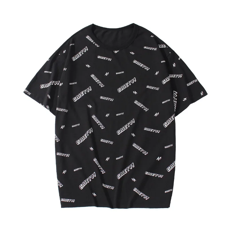 Unisex Letter Print Short Sleeve T Shirts Summer Casual Harajuku Short Sleeve O Neck Streetwear Black T-shirt
Unisex Letter Print Short Sleeve T Shirts Summer Casual Harajuku Short Sleeve O Neck Streetwear Black T-shirt