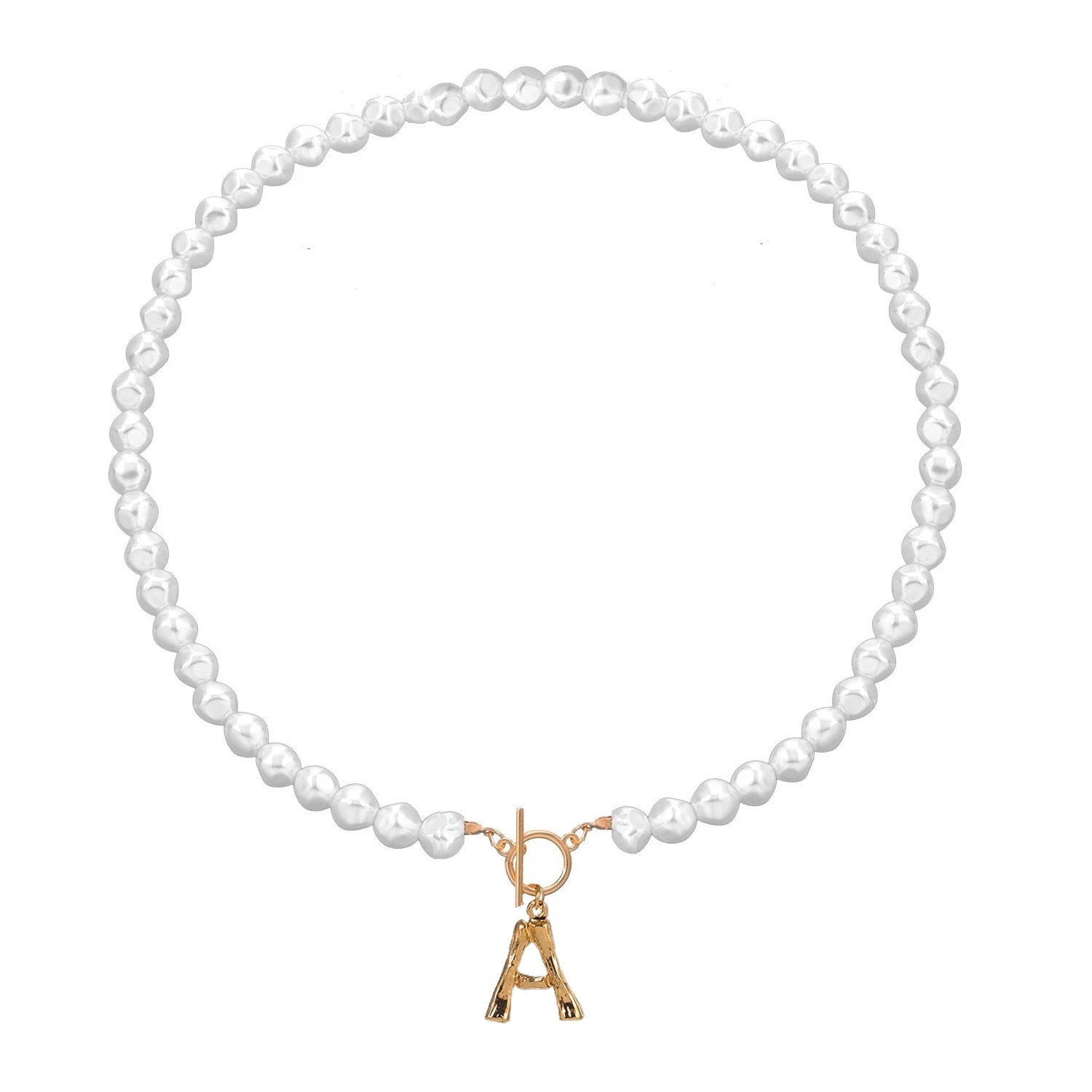 26 Letter Initial Bohemian Baroque Imitation Pearl Pendant Necklace For Women Hip Hop Chain Choker Necklace Jewelry Gift
26 Letter Initial Bohemian Baroque Imitation Pearl Pendant Necklace For Women Hip Hop Chain Choker Necklace Jewelry Gift