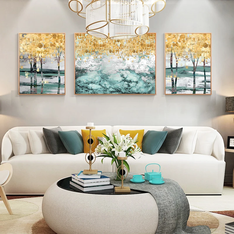 Golden Forest Landscape Wall Art Canvas Abstract Painting Nordic Posters and Prints Wall Pictures for living Room Home Decor
Golden Forest Landscape Wall Art Canvas Abstract Painting Nordic Posters and Prints Wall Pictures for living Room Home Decor