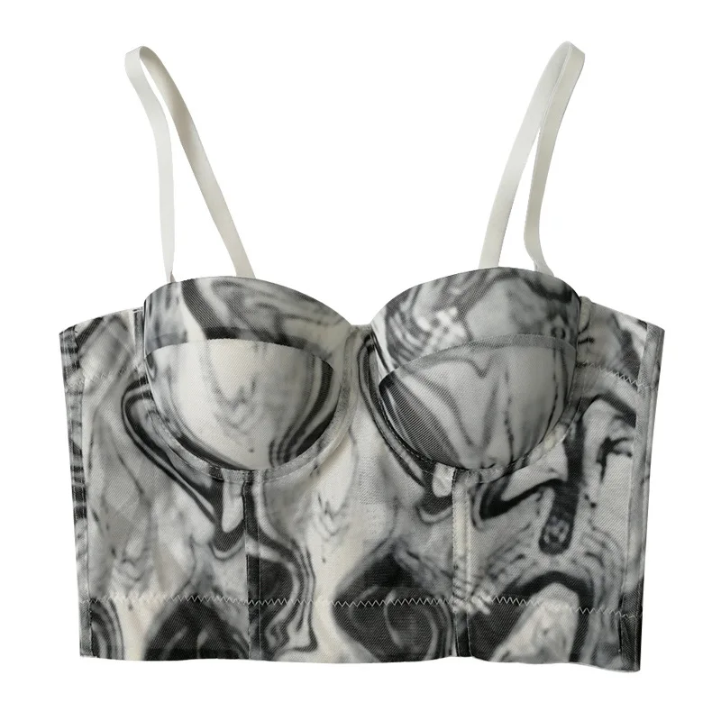 T987 New Tube Tops Elegant Bustier Corset Custom Gradient Printed Crop Tops Wholesale Cheap for Women
T987 New Tube Tops Elegant Bustier Corset Custom Gradient Printed Crop Tops Wholesale Cheap for Women