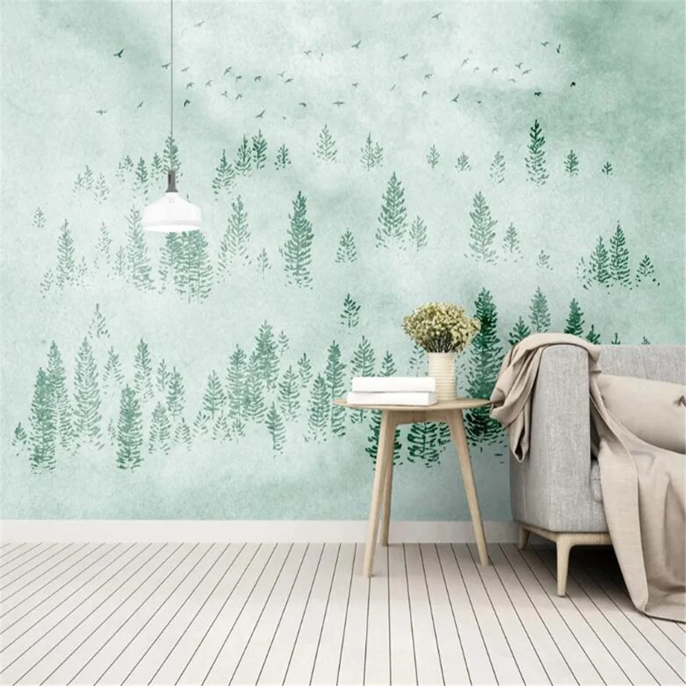 milofi custom wallpaper mural 3D Nordic fresh hand-painted watercolor cartoon forest background wall decorative painting
milofi custom wallpaper mural 3D Nordic fresh hand-painted watercolor cartoon forest background wall decorative painting