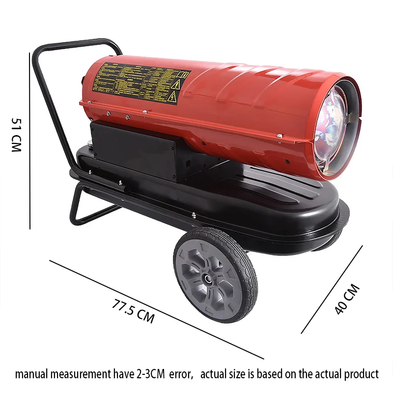 20A-F Industrial Fuel Air Heater Greenhouse Warm Air Blower Factory Heating And Drying Hot Air Heater 220v 20KW 595m3/h 80-120m2
20A-F Industrial Fuel Air Heater Greenhouse Warm Air Blower Factory Heating And Drying Hot Air Heater 220v 20KW 595m3/h 80-120m2