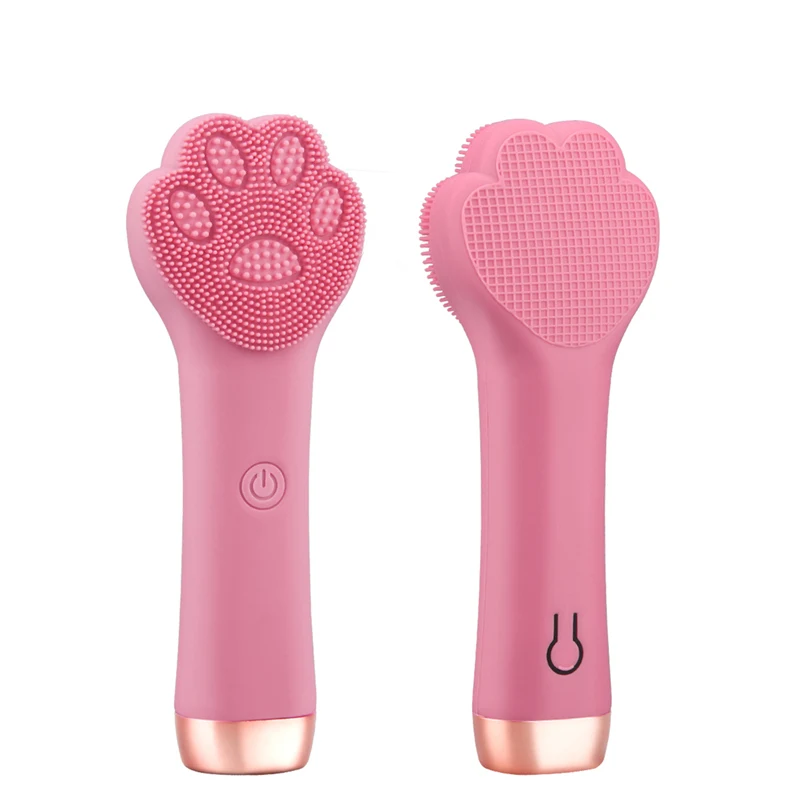 Rechargeable Electric Facial Silicone Cleansing Brush Vibration Sonic Massager Blackhead Remover Pore Clean Face Wash Skin Care
Rechargeable Electric Facial Silicone Cleansing Brush Vibration Sonic Massager Blackhead Remover Pore Clean Face Wash Skin Care