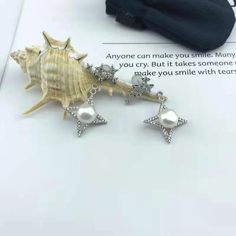 High Quality Jewelry Earrings New Starry Sky Pearl Series Platinum Fashion Crystal Earrings Ladies Jewelry Gifts Free Shipping
High Quality Jewelry Earrings New Starry Sky Pearl Series Platinum Fashion Crystal Earrings Ladies Jewelry Gifts Free Shipping