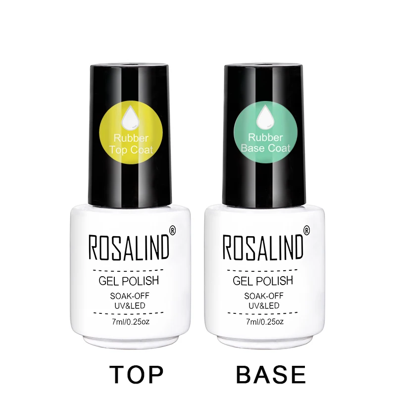 ROSALIND Top Base Coat Gel Polish UV Shiny Sealer Soak off Reinforce 7ml Long Lasting Nail Art Manicure Gel Lak Varnish Primer 
ROSALIND Top Base Coat Gel Polish UV Shiny Sealer Soak off Reinforce 7ml Long Lasting Nail Art Manicure Gel Lak Varnish Primer