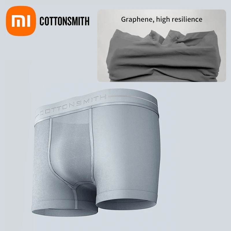 NEW2022 Xiaomi Mijia cottonsmith Graphene Men Underwear Panty Boxer Shorts AAA Antibacterial Ice Silk Panties Breather
NEW2022 Xiaomi Mijia cottonsmith Graphene Men Underwear Panty Boxer Shorts AAA Antibacterial Ice Silk Panties Breather