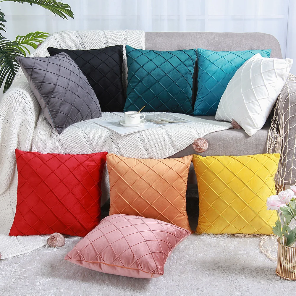Luxury Throw Pillowcase Square Cushion Cover Solid Color Nordic Sofa Decorative Pillow Case Geometric Lattice Pillow Cover 
Luxury Throw Pillowcase Square Cushion Cover Solid Color Nordic Sofa Decorative Pillow Case Geometric Lattice Pillow Cover