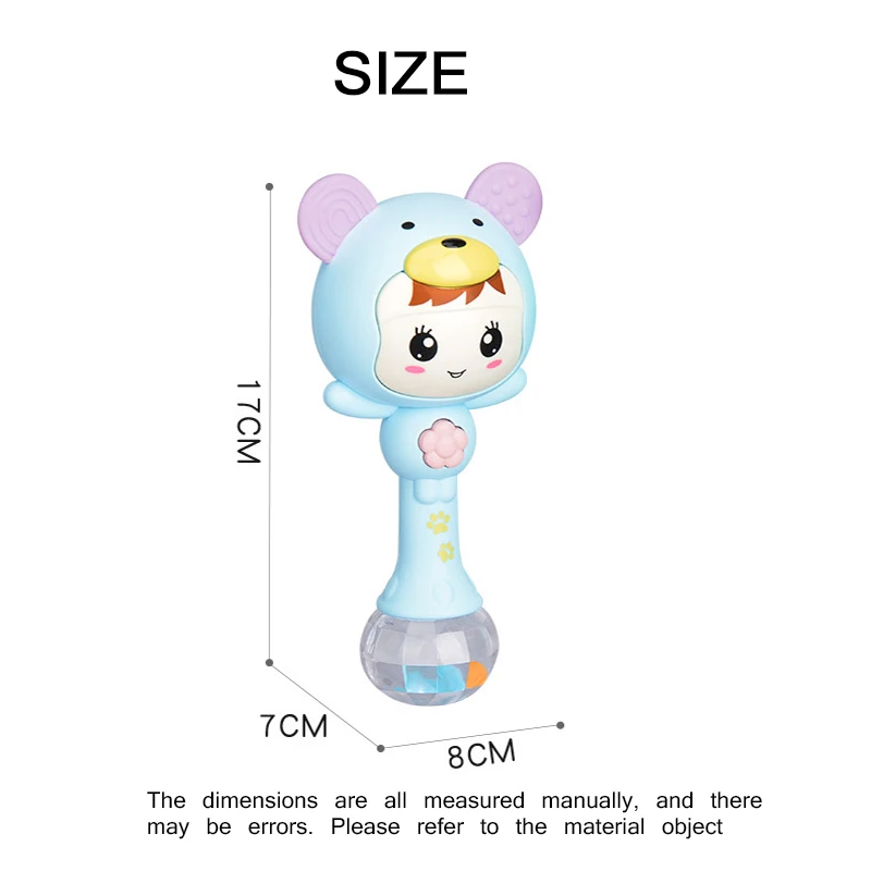 Rattle Toy Bed Bell Baby Pacifier Hand Bell Toy Crib Stroller Toy Music Sand Hammer Teether Rattle Pacifier Teething Toy Newborn
Rattle Toy Bed Bell Baby Pacifier Hand Bell Toy Crib Stroller Toy Music Sand Hammer Teether Rattle Pacifier Teething Toy Newborn