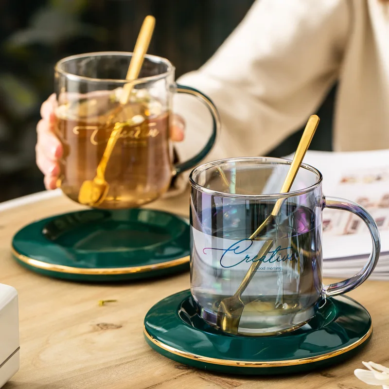 LingAo Nordic light luxury colorful glass cup high temperature resistant scented tea water cup juice mug painted gold rim cup s
LingAo Nordic light luxury colorful glass cup high temperature resistant scented tea water cup juice mug painted gold rim cup s