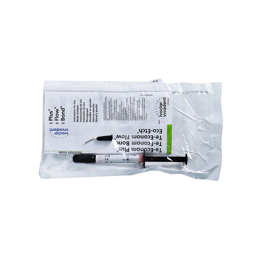 TE-Econom Flow Dental Flowable Composite Resin Light Cure Универсальный шприц 2g Shade A2 Ivoclar Vivadent
TE-Econom Flow Dental Flowable Composite Resin Light Cure Универсальный шприц 2g Shade A2 Ivoclar Vivadent