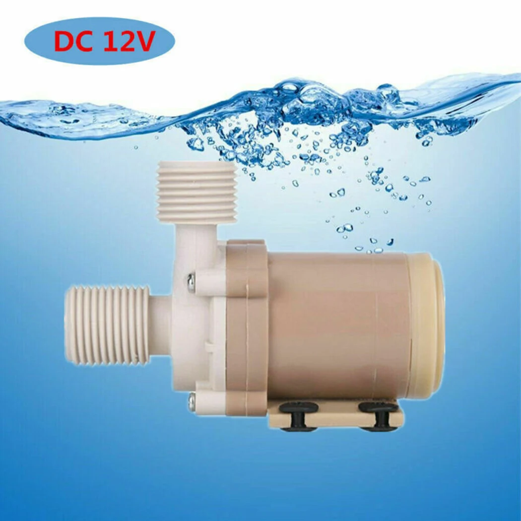 12V 6.5L/Min Solar Water Heater Brushless Motor Circulation Water Pump For 1/2" NPT And BSP Female Thread Circulating Pump
12V 6.5L/Min Solar Water Heater Brushless Motor Circulation Water Pump For 1/2" NPT And BSP Female Thread Circulating Pump