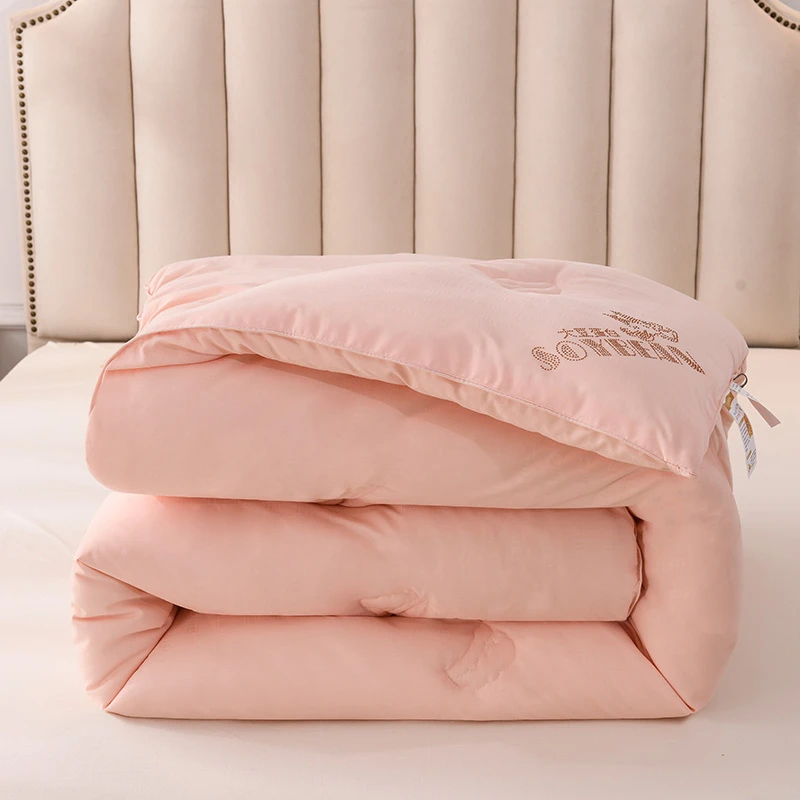 Winter Warm Comforter Solid Color Super Soft Jacquard Quilt Core King Queen Size Polyester Filling Bed Comforters Quilts
Winter Warm Comforter Solid Color Super Soft Jacquard Quilt Core King Queen Size Polyester Filling Bed Comforters Quilts