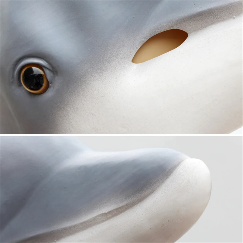 Lovely Festival Funny Party Costume Prop Latex Dolphin Mask Halloween Cosplay Funny Animal Head Mask Cute dolphin head Mask
Lovely Festival Funny Party Costume Prop Latex Dolphin Mask Halloween Cosplay Funny Animal Head Mask Cute dolphin head Mask
