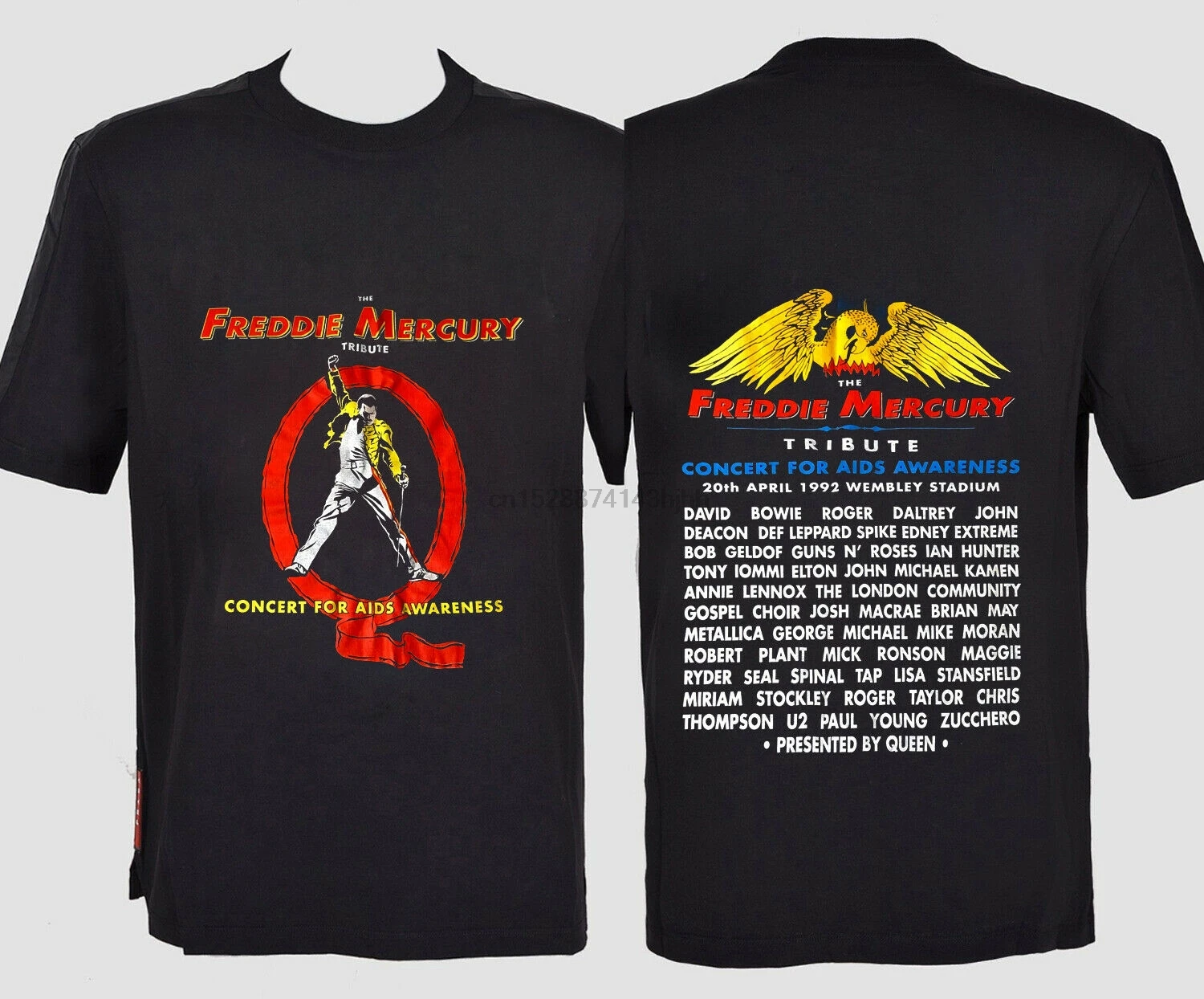 Freddie Mercury Tribute концерт королева Боуи 1992 оригинальная Винтажная Футболка
Freddie Mercury Tribute концерт королева Боуи 1992 оригинальная Винтажная Футболка