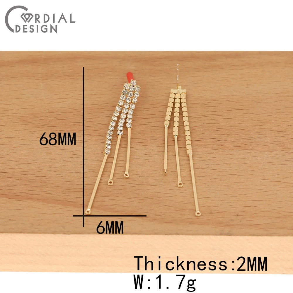 Cordial Design 50Pcs DIY Earring Making/Jewelry Accessories/Hand Made/Claw Chain/Pendant/CZ Charms/Jewelry Findings & Components
Cordial Design 50Pcs DIY Earring Making/Jewelry Accessories/Hand Made/Claw Chain/Pendant/CZ Charms/Jewelry Findings & Components
