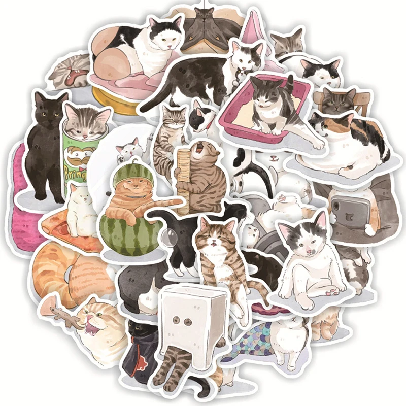 50PCS Cartoon Anime Cute Cat Graffiti Sticker Water Cup Laptop Luggage Guitar Gift Toy PVC Waterproof Sticker Wholesale
50PCS Cartoon Anime Cute Cat Graffiti Sticker Water Cup Laptop Luggage Guitar Gift Toy PVC Waterproof Sticker Wholesale