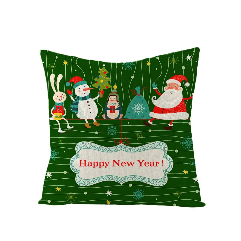 Christmas Decoration Cushion Cover Cartoon Santa Claus Polyester Throw Pillow Case Cover Merry Christmas Decoration Pillowcases
Christmas Decoration Cushion Cover Cartoon Santa Claus Polyester Throw Pillow Case Cover Merry Christmas Decoration Pillowcases