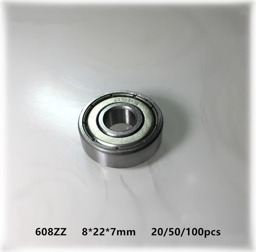 20/50/100pcs Free Shipping 8x22x7 mm 608ZZ Bearing Miniature 608 ZZ Ball Bearings 608Z 608 2Z Bearing
20/50/100pcs Free Shipping 8x22x7 mm 608ZZ Bearing Miniature 608 ZZ Ball Bearings 608Z 608 2Z Bearing