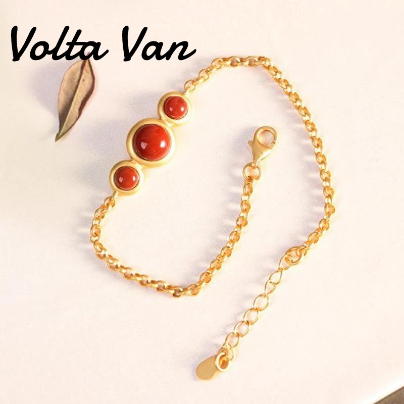 Женские амулетные браслеты Volta Van, Изящные Ювелирные изделия из серебра 925 пробы, агат Южного красного цвета, 2022 новые элегантные модные выразительные браслеты
Женские амулетные браслеты Volta Van, Изящные Ювелирные изделия из серебра 925 пробы, агат Южного красного цвета, 2022 новые элегантные модные выразительные браслеты