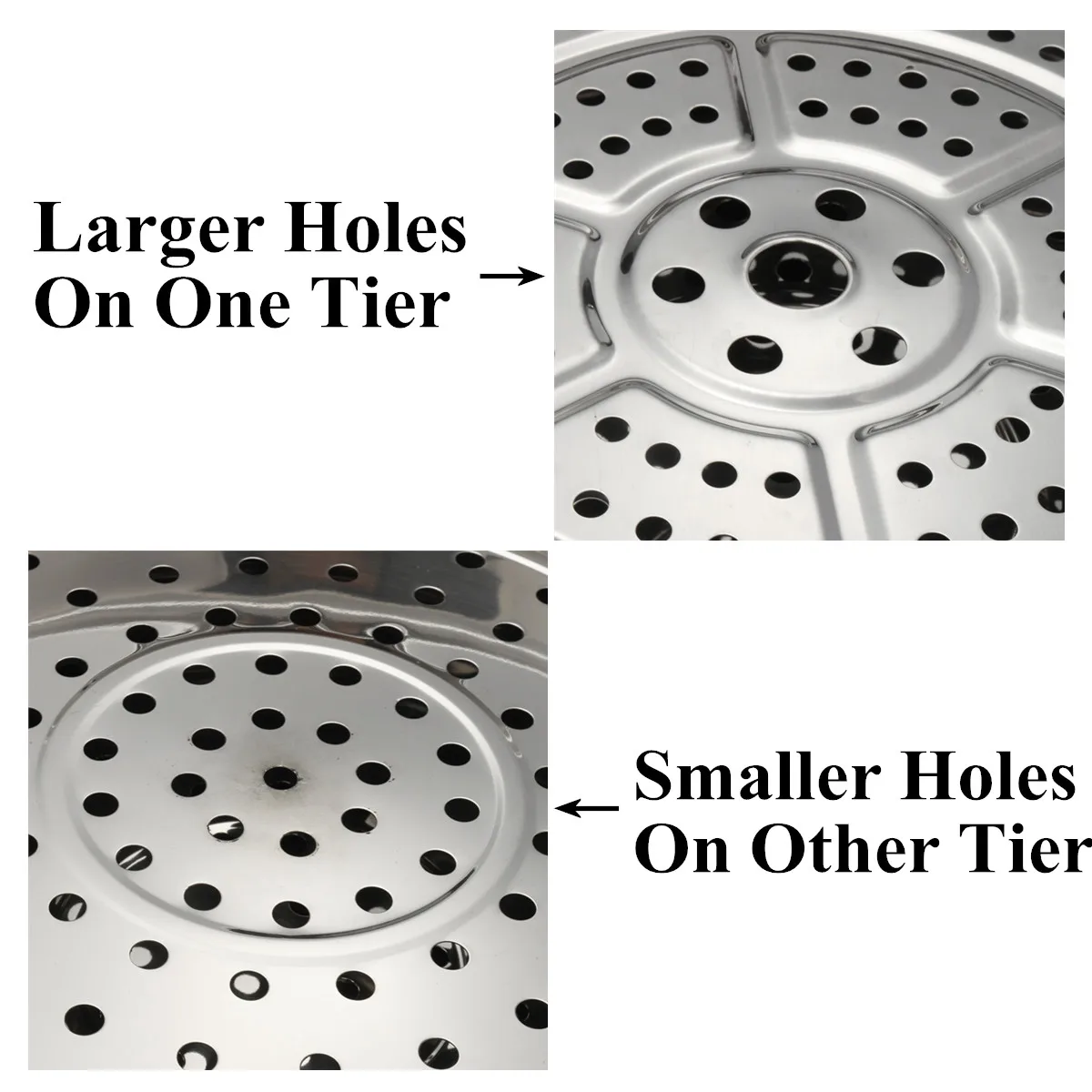 Stainless Steel Boilers Steamer Cookware Multi-function Food Steam Pot Home Induction Cooker Kitchen Thickened Bottom 3 Tier
Stainless Steel Boilers Steamer Cookware Multi-function Food Steam Pot Home Induction Cooker Kitchen Thickened Bottom 3 Tier