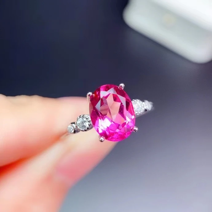 CoLife Jewelry Simple Gemstone Silver Ring 7mm*9mm Pink Topaz Silver Ring for Daily Wear 925 Silver Topaz Jewelry
CoLife Jewelry Simple Gemstone Silver Ring 7mm*9mm Pink Topaz Silver Ring for Daily Wear 925 Silver Topaz Jewelry