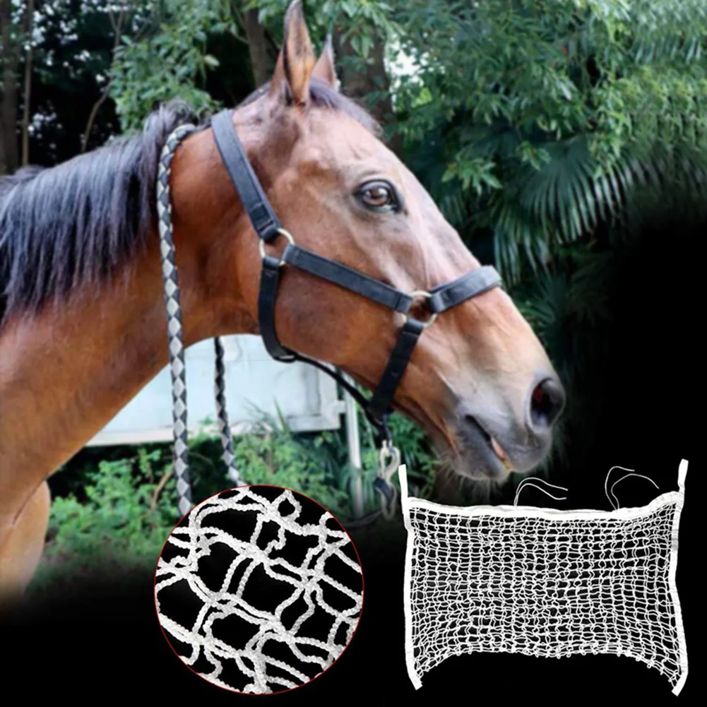 New Hay Net Bag Slow Feed Bag For Horse Feeder Full Day Feeding Large Feeder Bag With Small Holes Woven Mesh Equestrian Supplies
New Hay Net Bag Slow Feed Bag For Horse Feeder Full Day Feeding Large Feeder Bag With Small Holes Woven Mesh Equestrian Supplies