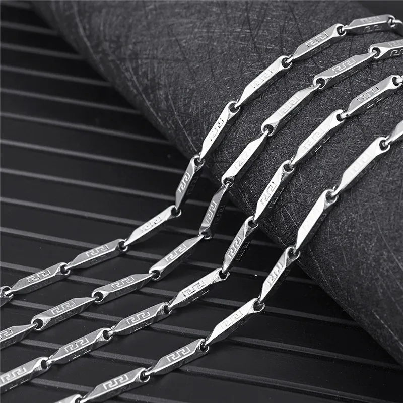 High End Necklace Men Luxury Casual Rhombus Stainless Steel Long Chain Hip Hop Rock Fashion Couple Unisex Gift Jewelry
High End Necklace Men Luxury Casual Rhombus Stainless Steel Long Chain Hip Hop Rock Fashion Couple Unisex Gift Jewelry