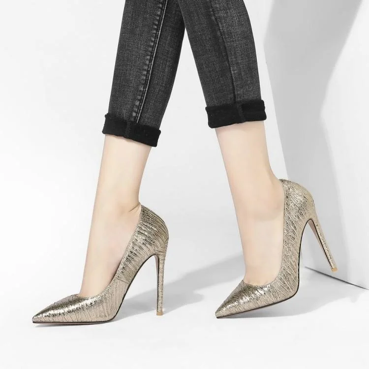 2021 New Pointed High Heels, Women's Thin Heels, Fall and Winter Sexy French Golden Celebrity Professional Single Shoes 
2021 New Pointed High Heels, Women's Thin Heels, Fall and Winter Sexy French Golden Celebrity Professional Single Shoes