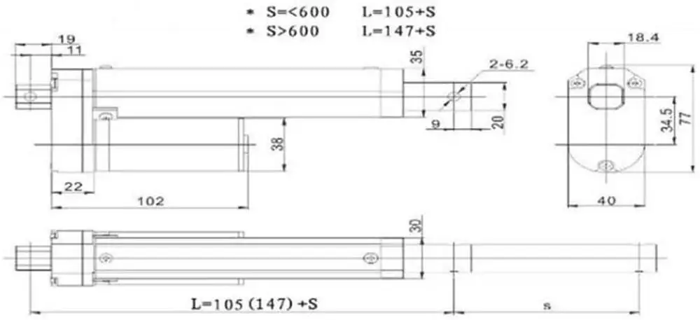 BEMONOC Stroke 50-800mm 2 Inch 12V 24Volt Linear Actuator Motor 100-900N High Speed 10-50mm/s Eletric Linear Actuator Motor
BEMONOC Stroke 50-800mm 2 Inch 12V 24Volt Linear Actuator Motor 100-900N High Speed 10-50mm/s Eletric Linear Actuator Motor