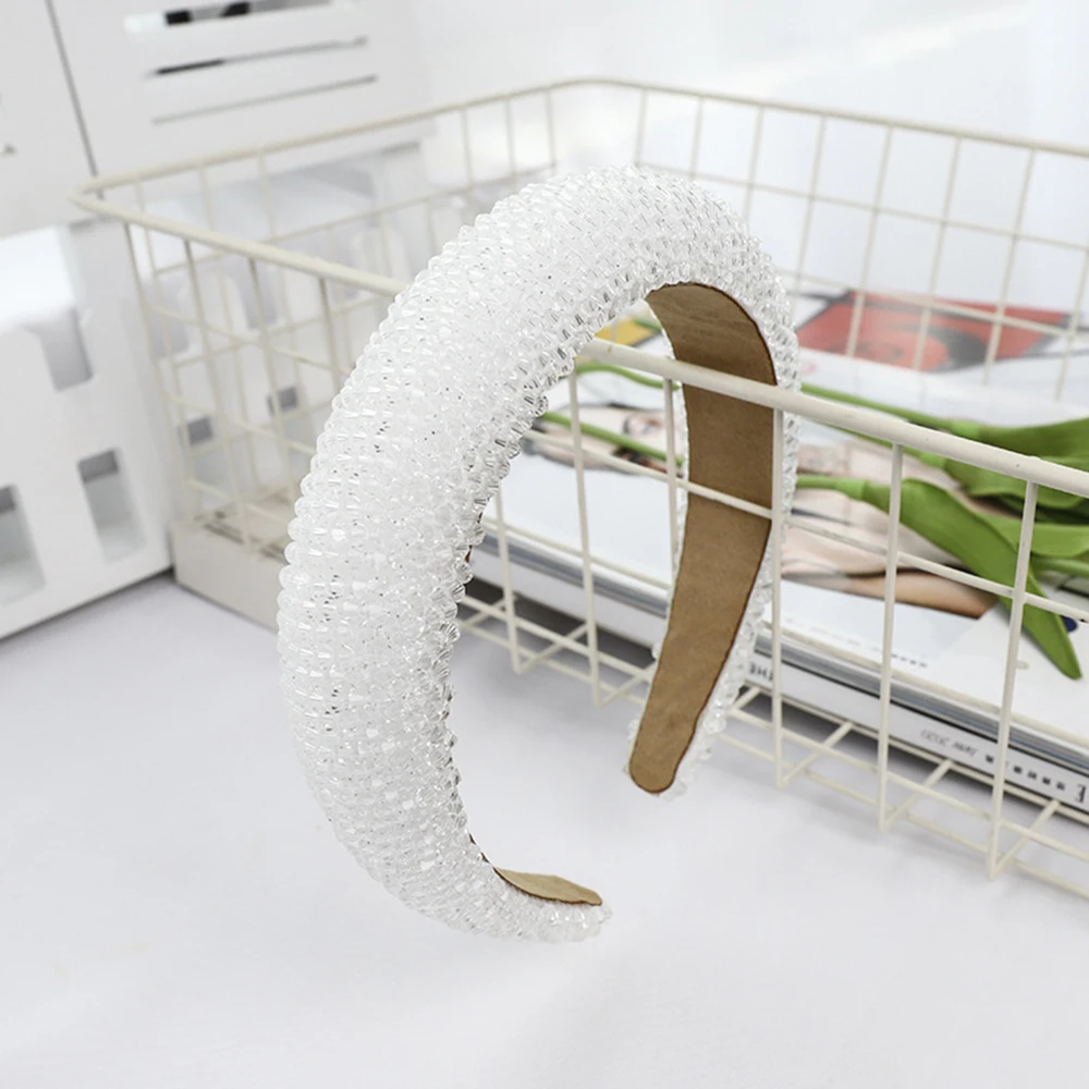 1 PC Full Crystal Baroque Tiara Headband Luxury Hairband For Women Bridal Padded Wedding Hair Accessories
1 PC Full Crystal Baroque Tiara Headband Luxury Hairband For Women Bridal Padded Wedding Hair Accessories