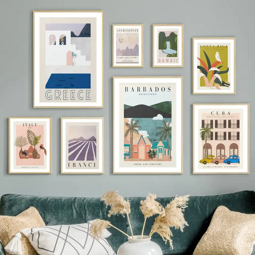 France Cuba Portugal Greece Morocco City Map Wall Art Print Canvas Painting Nordic Poster Wall Pictures For Living Room Decor
France Cuba Portugal Greece Morocco City Map Wall Art Print Canvas Painting Nordic Poster Wall Pictures For Living Room Decor