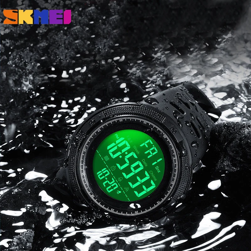 Часы SKMEI Мужские Цифровые спортивные водонепроницаемые с хронографом в стиле