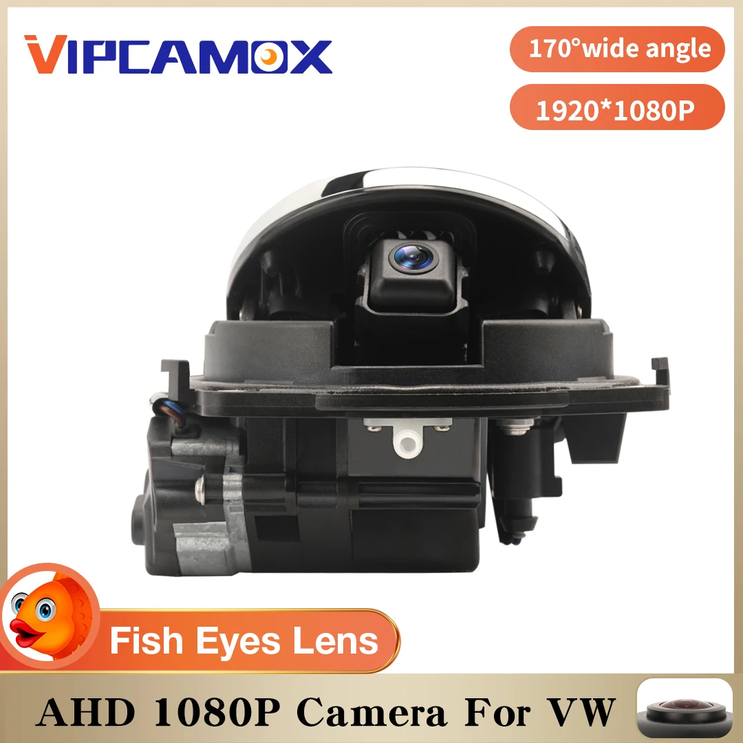 Камера заднего вида AHD 1080P для VW, объектив «рыбий глаз» с поворотом на 170 градусов для VW Golf 7 5 6 Passat B8 B6, камера заднего вида с эмблемой поло
Камера заднего вида AHD 1080P для VW, объектив «рыбий глаз» с поворотом на 170 градусов для VW Golf 7 5 6 Passat B8 B6, камера заднего вида с эмблемой поло