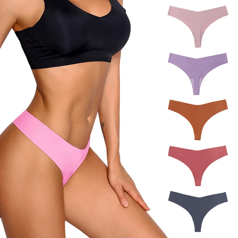 1PC Women Sexy Silk Thongs G String Seamless Panties Low-Rise T-back Lingerie Solid Color Comfortable Underwear for Female S-XL 
1PC Women Sexy Silk Thongs G String Seamless Panties Low-Rise T-back Lingerie Solid Color Comfortable Underwear for Female S-XL