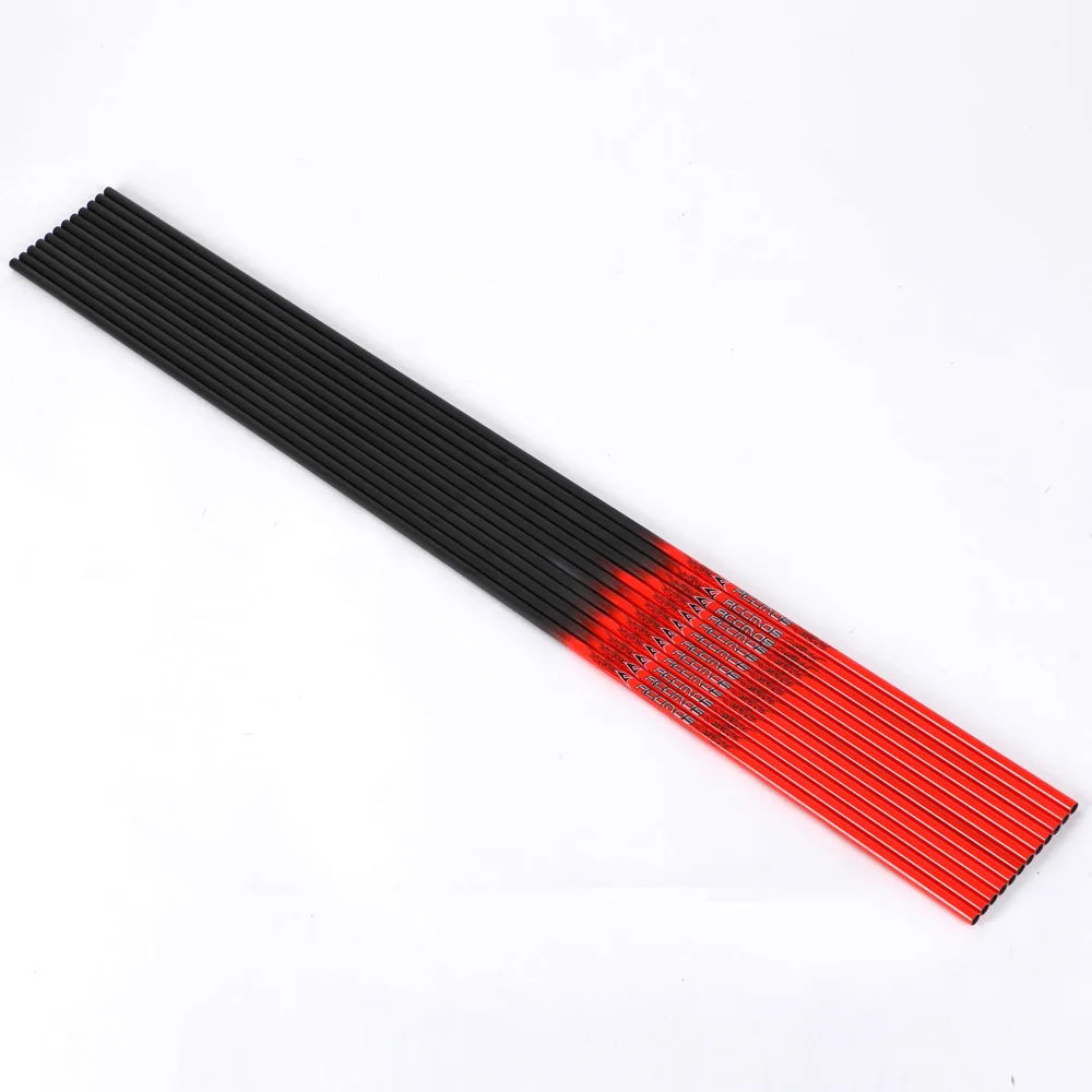 12pcs Pure Carbon Arrow Shafts 32 inch Spine 300 340 400 500 600 700 800 ID 6.2/4.2mm Pure Carbon Arrow Shafts for Archery Hunti
12pcs Pure Carbon Arrow Shafts 32 inch Spine 300 340 400 500 600 700 800 ID 6.2/4.2mm Pure Carbon Arrow Shafts for Archery Hunti