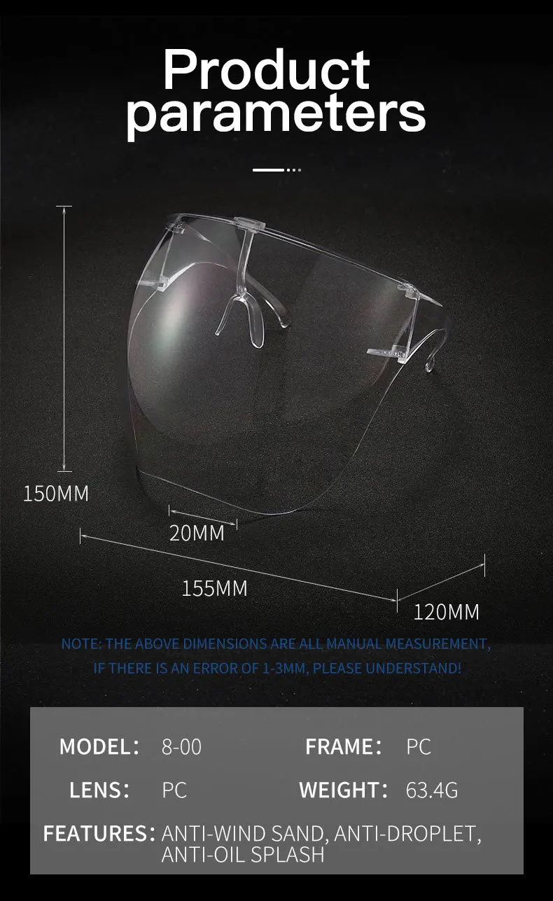 Futuristic Oversize Shield Visor Sunglasses Plastic Lightweight Sun Glasses Men and Women
Futuristic Oversize Shield Visor Sunglasses Plastic Lightweight Sun Glasses Men and Women